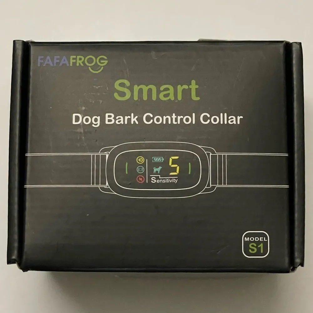 FARAFROG (NEW) Smart Rechargeable Dog Bark Control Collar (For All Dog Sizes)